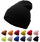 NebulaGlam Mütze Warm Mützen Unisex Wintermütze Strickmütze Weiche Winter Beanie Mütze für Herren und Damen für Outdoor Sports (Schwarz)
