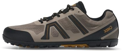 Xero Shoes Men's Mesa Trail II Barefoot Trail Run Shoes, Fallen Rock/Black, 13