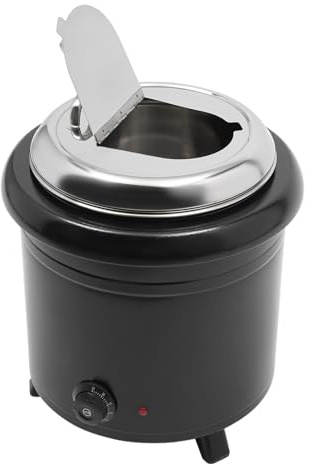 POTYYH 400 W elektrisk soppgryta – 13 liter soppkanna soppvärmare med avtagbar rostfritt stål insats och lock för hem hotell bufféer restauranger