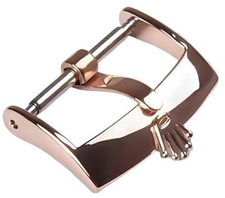 ROUHO Acero Inoxidable Hebilla Pasador Correa Cuero Repuesto Reloj Cierre Accesorio Reloj para Rolex Daytona Submariner GMT