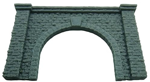 TT120 Gauge Twin Track Tunnel Portal Model Train Portal Entrance Stone Effect