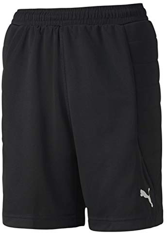 Puma Kinder Torwartshort Goalkeeper Shorts Jr, Black-Puma Black, 176, 657039_01