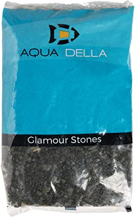 Aqua Della, Gravier pour Aquarium de Couleur Vulcano 2-5 mm, 10 kg, Décoratif et Fonctionnel, Apporte Un Soutien, Composé d’éléments de qualité supérieure, Rincer à l’Eau tiède Avant Utilisation