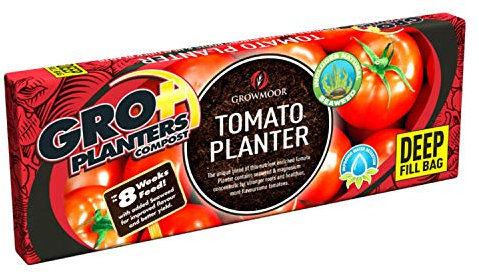 PBUK Growmoor Tomatoes Seed Grow Bag Planters Pot Greenhouse Compost Soil Growing Plant Flowers Vegetables 56L