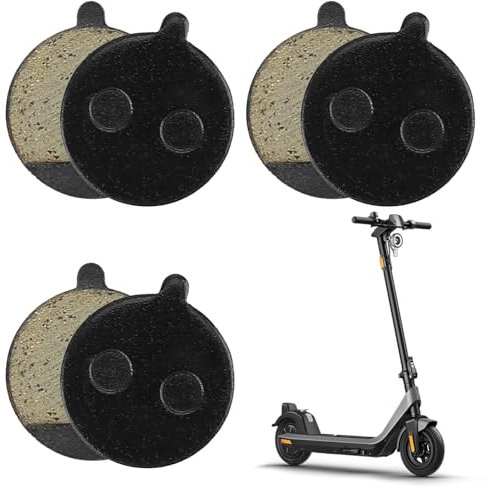 Pack de 6 Plaquettes de Frein à Disque Semi-Métalliques Universelles, Trottinette Électrique Brake Lining Pads Compatibles avec Scooters Électriques et Vélos VTT Haute Performance Fiabilité (6 PCS)