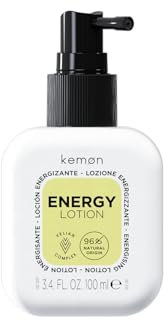 Kemon Lotion énergisante pour les cheveux contre la chute des cheveux, propriétés stimulantes et toniques pour réactiver la microcirculation, 100 ml