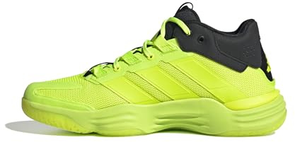 adidas Homme Courtstabil Indoor Performance Shoes, Lucid Lemon/Lucid Lemon/Core Black, 44 2/3 EU
