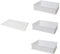 Genus Dei | Tris Cassetta per Lievitazione Pizza e Pane | Contenitore Cibo per Impasto | Cassetta Portaimpasto | Tre Cassette 30x40x10 + Un Coperchio