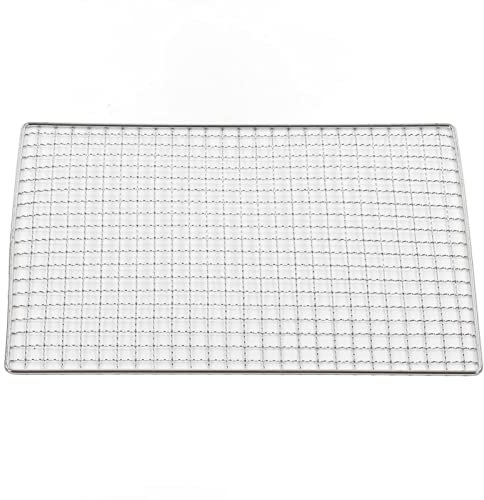 Grillage de barbecue, tapis de cuisson en acier inoxydable pour barbecue, tapis de cuisson, remplacement de grilles de barbecue pour la maison, les pique-niques en plein air, le camping