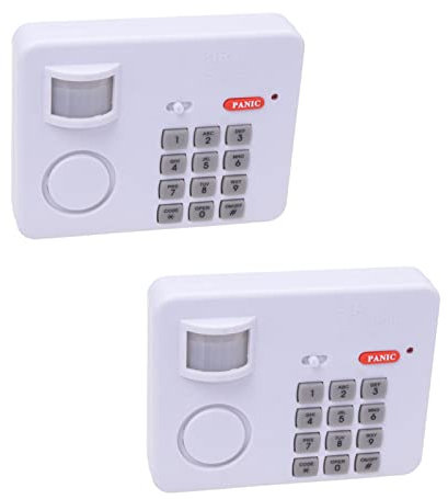 2 sistemi di allarme per camper, batteria con sensore di movimento, codice numerico, allarme per casa