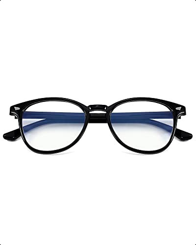 SIPHEW Blue Light Blocking Glasses for Women, Non Prescription Glasses Men Square Anti Eyestrain Fake Eyeglasses for Computer Phones