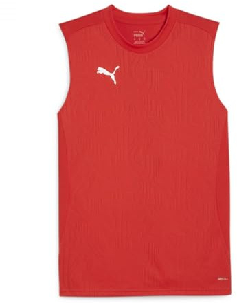PUMA teamFINAL Training Jersey SL, Unisex-Erwachsene T-Stück, PUMA Red-PUMA Silver,