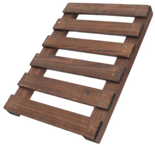 BESPORTBLE 1set Portavasi Da Parete Legno Per Balcone Scaffale Sospeso Per Piante e Fioriere Supporto Per Fiori e Piante Da Ed Esterno Design Elegante e Resistente