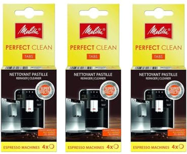 SomosTrade Reinigungsset mit 3 x Reinigungstabletten Perfect Clean für Melitta Espresso- und Kaffeevollautomaten.