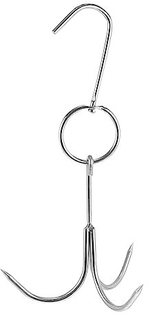 LABRIMP 1stk Anschließen Grill Fleischverarbeitungshaken Fleischhaken Zum Schlachten Räucherfleischhaken Topfhaken Bratenhaken Fleischhaken Shop Haken J Haken Rostfreier Stahl