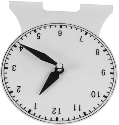 ERINGOGO 1pieza Modelo De Reloj De Aprendizaje De Manecillas Estable y Duradero para Enseñanza De Matemáticas φ Color Aleatorio