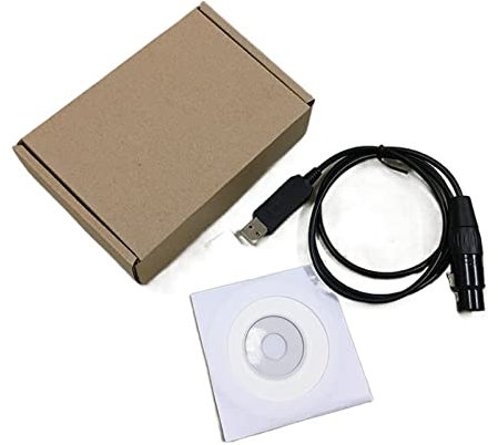 Controlador de DJ, mini consola de luces DJ, control de luces de escenario 512, proyector de cabeza móvil, máquina de fuegos artificiales, equipo nebulizador para luces DJ, luces PAR móviles (cable