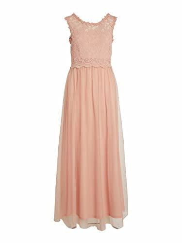 Vila Damen Abendkleid Lynnea (DE/NL/SE/PL, Numerisch, 42, Regular, Regular, misty rose)