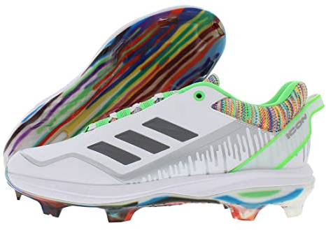 adidas Icon 7 Dripped Out TPU Mens Shoes Size 13, Color: White/Green