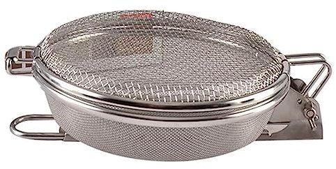 Daroplo Set di 1 utensili per tostare il caffè a mano da 0,5 l, in acciaio inox, portatile, per la casa, pratico e pratico strumento per la cottura del caffè (pieghevole)