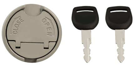 Tankdeckel Roller 50Ccm, Moped Kraftstofftankdeckel mit Schlüsseln aus Aluminiumlegierung für Scooter-Motorräder, Tankverschluss Treibstoff Deckel für Moped Scooter Tank GY6