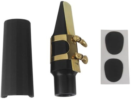 VICASKY 1satz Tenor Saxophon Zubehör Professionelles Teiliges Kit Für Anfänger Und Profis Inkl Mundstück Kappe Dichtungen Praktisch Einfach Zu Montieren Für Besten