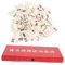KOMBIUDA Reise Mahjong Set Mini Mahjong Spiel Für Unterwegs Tragbare Mahjong Kacheln Lustiges Tischspiel Für Familie Und Freunde 4 Spieler Kompaktes Design