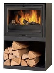GODIN - Poêle à bois panoramique - 411104KANTH