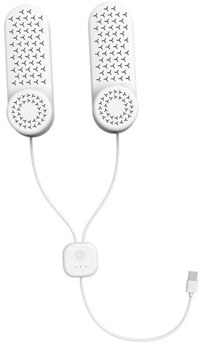 Peosaard Calentador de Botas, secador de Zapatos Secador de Botas USB y Desodorante con 3 ajustes de Temporizador Elimina el Mal Olor Zapatos Seguros Calcetines Calentador de Guantes en Invierno