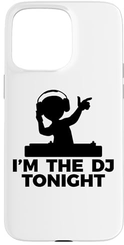 Custodia per iPhone 15 Pro Max Stasera sono il DJ