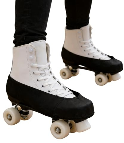 Protectores Absorbentes Para Patinaje Sobre Hielo Protección Elástica | Elástica Ajustable para Patines Para Mujeres, Hombres, Niños, Niñas, Adolescentes, Adultos, Entrenamiento, Deporte Y Hockey