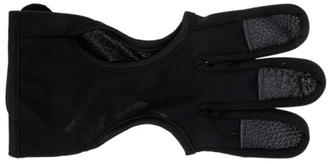 DIYEAH Guanto da Tiro L' Regolabile in Materiale Resistente All'usura, Proteggi Dita da Caccia per Ricurvo, Attrezzatura Sportiva Outdoor Confortevole e Leggera
