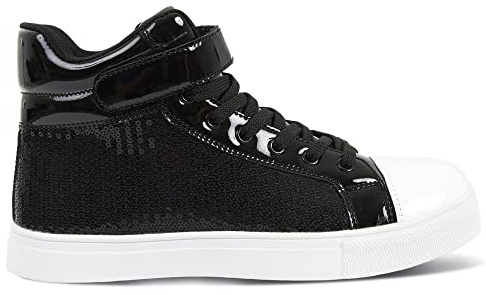 Alexandra Sequin Sneaker Black