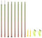 vidaXL Sonnensegel Stangen 2 STK. 250 cm Verzinkter Stahl