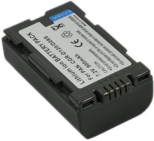 Batteri för Panasonic CGR-D08R CGA-D08R CGR-D08 CGA-D08 CGRD08R CGAD08R CGRD08 CGAD08 digitalkamera videokamera uk2