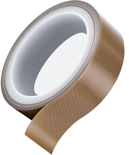 Jyvex Nastro in teflon, autoadesivo, 30 mm x 12 m, resistente al calore, PTFE ad alta temperatura per sottovuoto, sigillatura a mano e impulsi