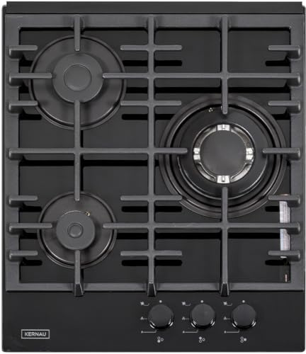 Kernau KGH 4346.1 T CI B, Encimera de gas, Black