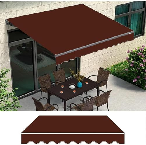 Tessuto di Ricambio per Tende da Sole, Copertura Impermeabile in Poliestere per Patio, Parasole Resistente Ai Raggi UV in Molte Dimensioni (19.6x6.5ft(5.9x1.9m))