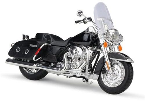 Juguete De Colección De Regalo Motocicleta Para Flhrc Road King, Modelo Clásico De Motocicleta De Aleación De Imitación, Escala 1:12