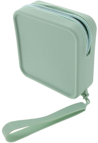TOYANDONA Borsa Portatile per Addestramento Cani Verde in Silicone con Cerniera e Cinturino da Polso, Sacchetto Multifunzionale per Snack e Alimenti per Animali Domestici, per Passeggiate
