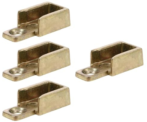 HOMOCONO Piezas de Cerradura de Marco Metálico y Cerrojo para Ventanas Abatibles, 4 Unidades, Herrajes para Seguridad en Ventanas de Casa