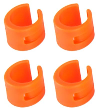 CAZSTYK 4 protectores de marco de bicicleta, protectores de cadena para bicicleta, equipo de cadena, anillos protectores de marco de cadena, envoltura de horquilla