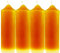 4 Stk. Kerzenstumpen (160/55mm) 100% Bienenwachs Bienenwachskerze Stumpen