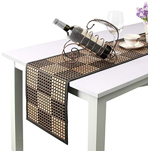 Bamboo Placemats and Table Runners for Dining Table, Table Runners 1.8M(72Inches) Long, Farmhouse Style Kitchen Table Runner