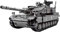 FULHOLPE Technik Panzer Bausteine Modell, 898 Teile Militär Leopard 2A7 Panzer Modellbausatz, Tank Modell Baustein Tank Modellbausatz Konstruktionspielzeug Kompatibel mit Großen Marken
