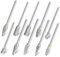Hartmetall Frässtift Set, Zubehoer mit Dremel, 3mm Fräser Metall, 10PCS Rotationswerkzeug, Zubehör Set für Dremel Drehwerkzeug für Schleifmaschine, Schnitzen, Metallpolieren, Gravieren, Bohren