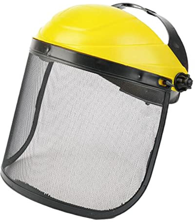 Casque de sécurité pour tronçonneuse forestière, débroussailleuse, coupe électrique, capuchons jaunes