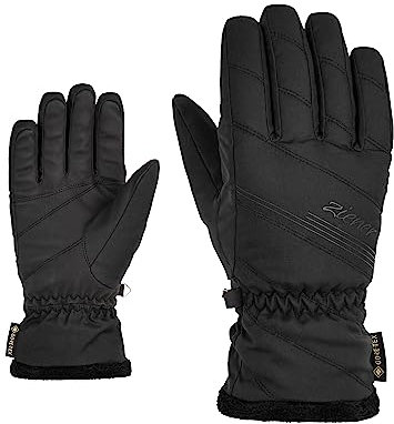 Ziener Damen Kasia Ski-Handschuhe/Wintersport | Gore-Tex, Black, 8