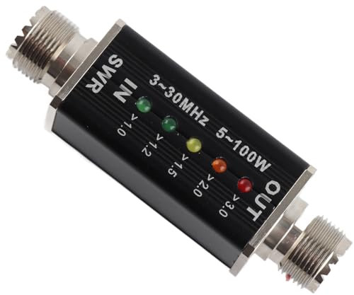 5-100 W Standmessgerät Mini-Kurzwellen-LED-Anzeige SWR-Messgerät Für Antennenradio, Digitales Leistungsmessgerät SWR-Messgerät Zum Testen Der SWR-Leistung