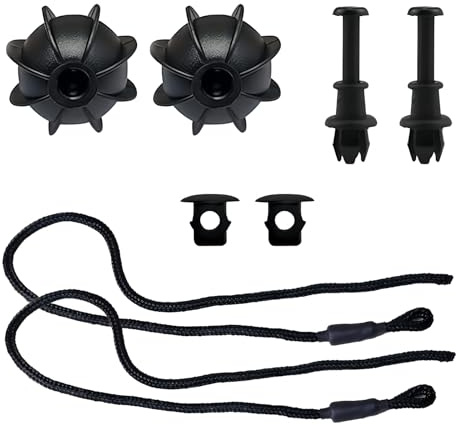 ShnminEU 2 pièces Sangles de Fixation pour Couvercle de Coffre, compatibles avec GoIf 4, 5, 6, MK5, MK6, GTI R20, etc. Cordons de Maintien pour étagères arrière de Voiture